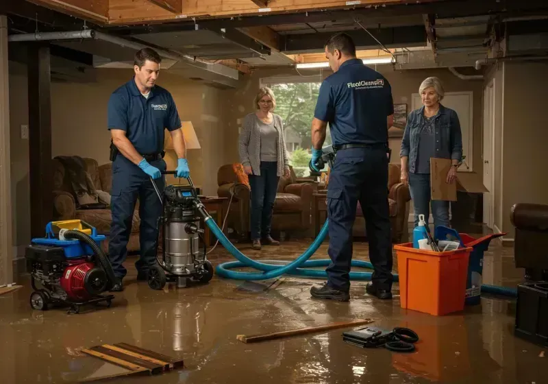 Basement Water Extraction and Removal Techniques process in Comstock Northwest, MI